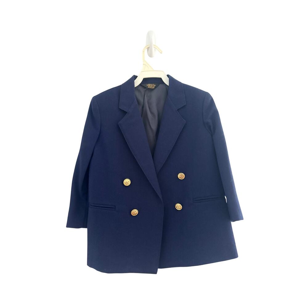 Navy Blue Vintage Boys Blazer